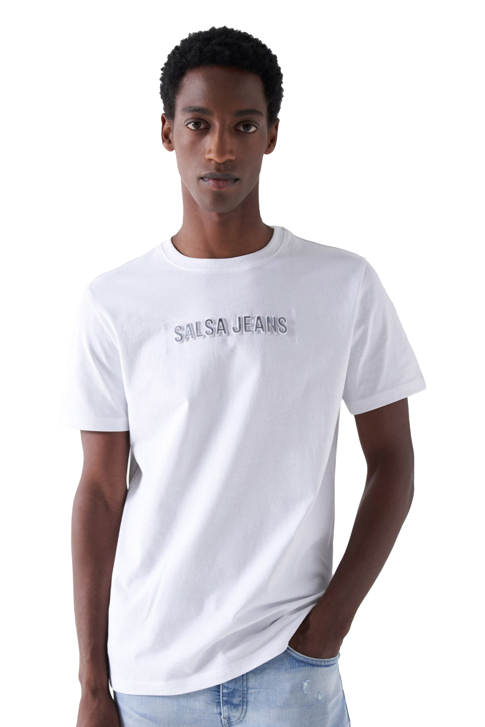 Embossed Branded T-Shirt*